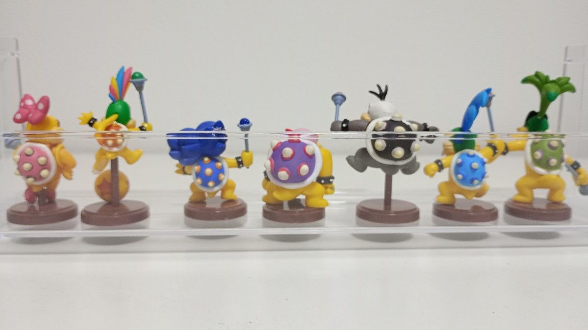 マリオチョコエッグ コクッパ クッパ7人衆 ※接着あり マリオ