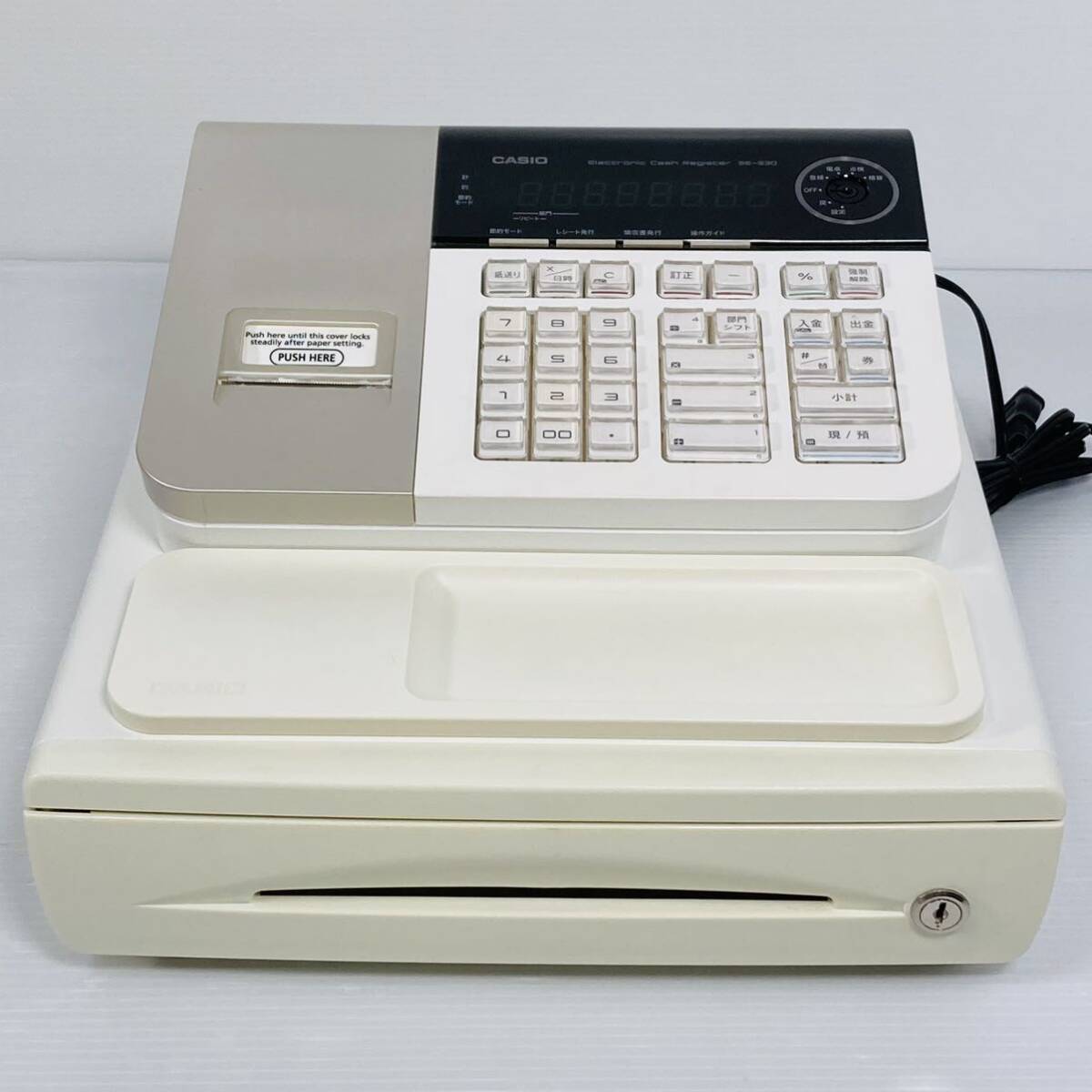 動作確認済み】カシオ SE-S30 レジスター 動作確認済み】カシオ SE-S30