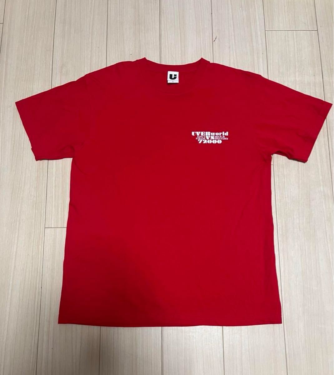 Lサイズ】UVERworld日産スタジアム男祭り2023ライブTシャツ赤レッド