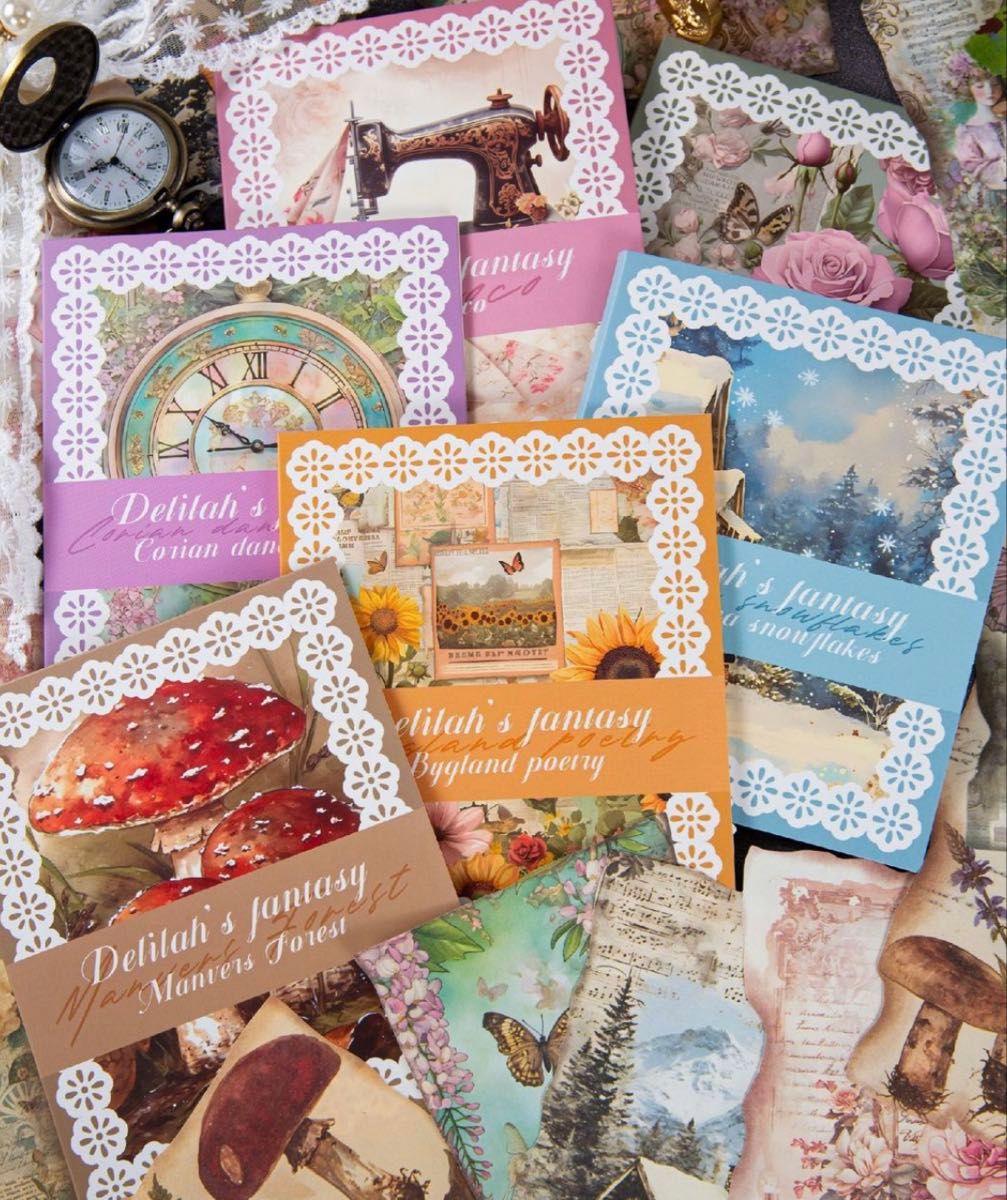 コラージュ素材紙もの素材紙【2298】