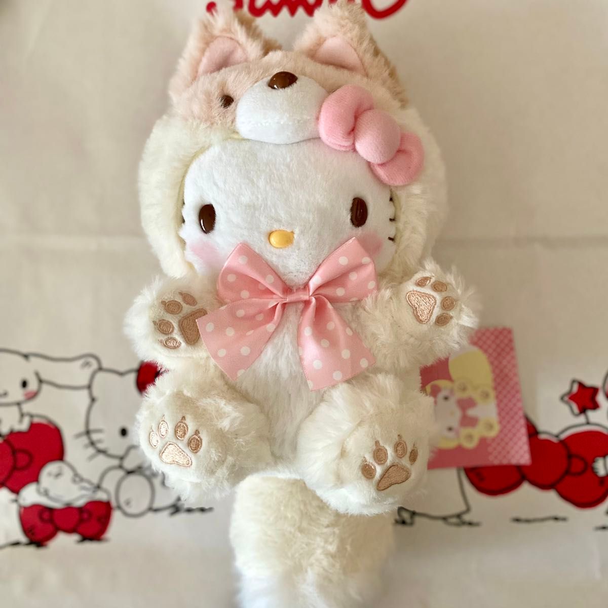 北海道限定 サンリオ ハローキティ キツネ ぬいぐるみ｜Yahoo!フリマ