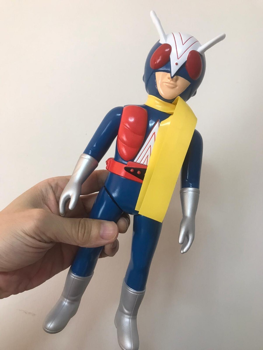 ライダーマン ソフビ人形 仮面ライダー激罕 高27cm 海外版 ライダー