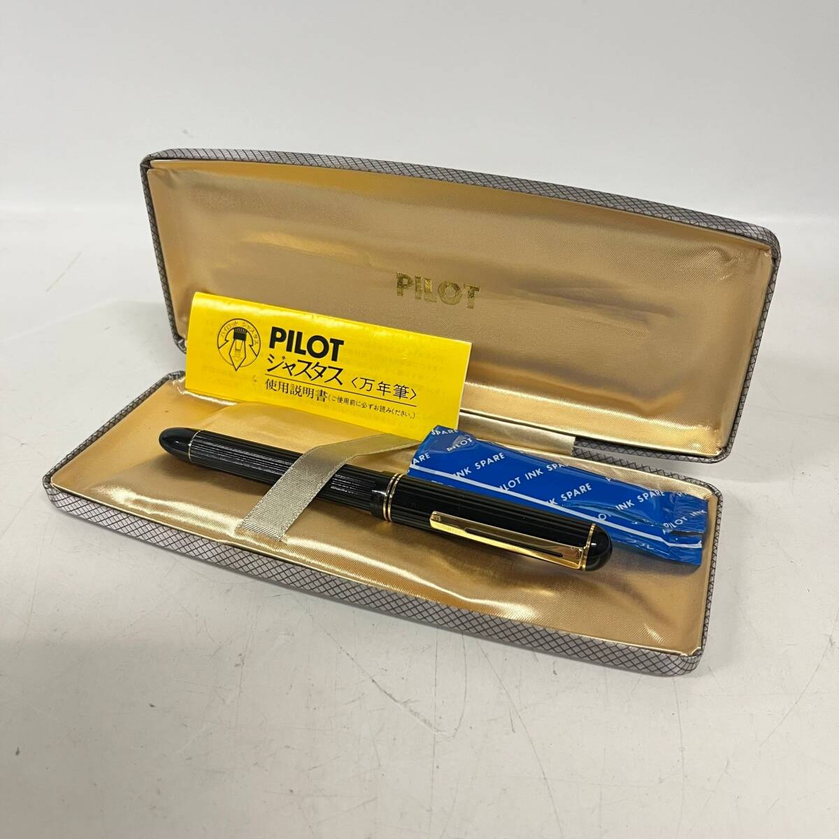 1円~ 筆記未確認 パイロット PILOT ジャスタス 万年筆 ブラック