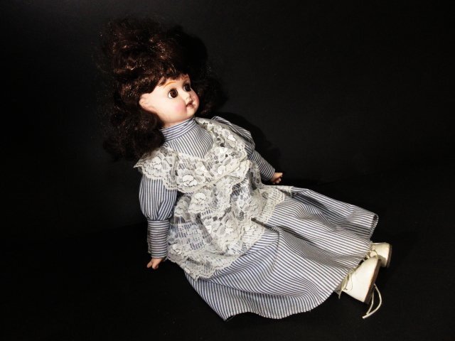 ア046△ アンティーク/ビスクドール/ポーセリンドール/可愛い女の子
