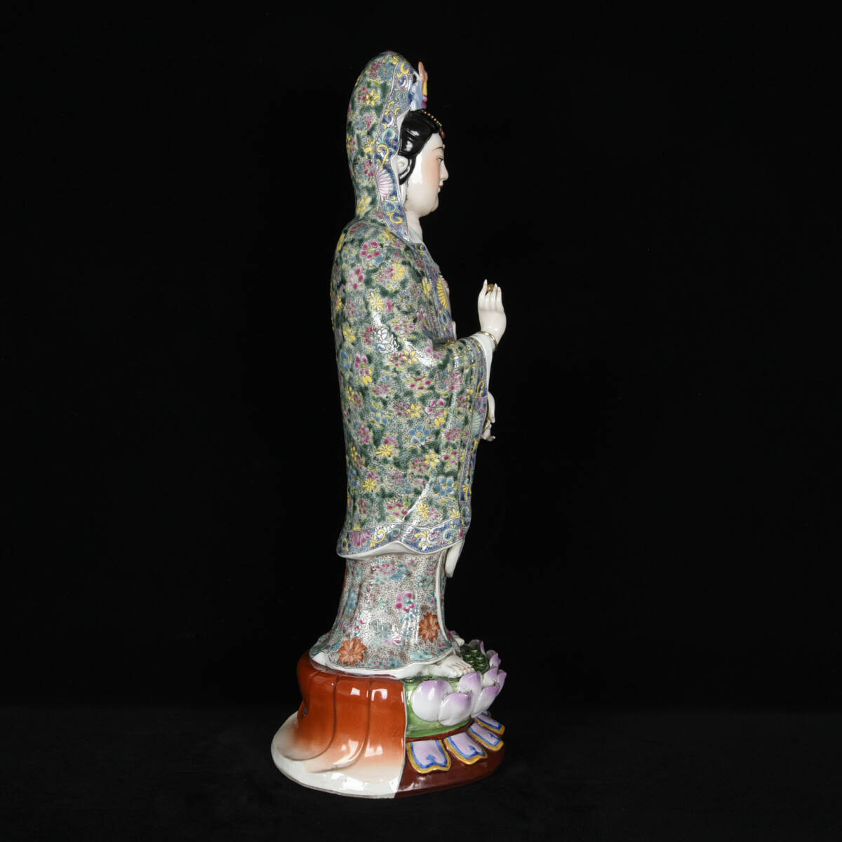 辰砂 花器 花瓶 中国 時代 古玩 当時物 旧家 蔵出 骨董品 景徳鎮 辰砂