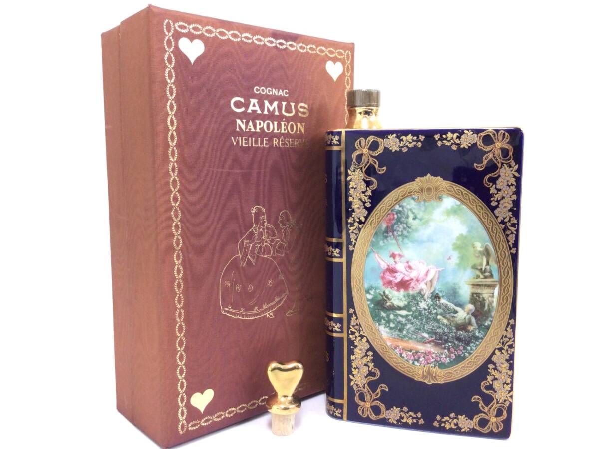ブランデー] カミュ ブック 青陶器 700ml 箱 未開栓 ナポレオン カミュ