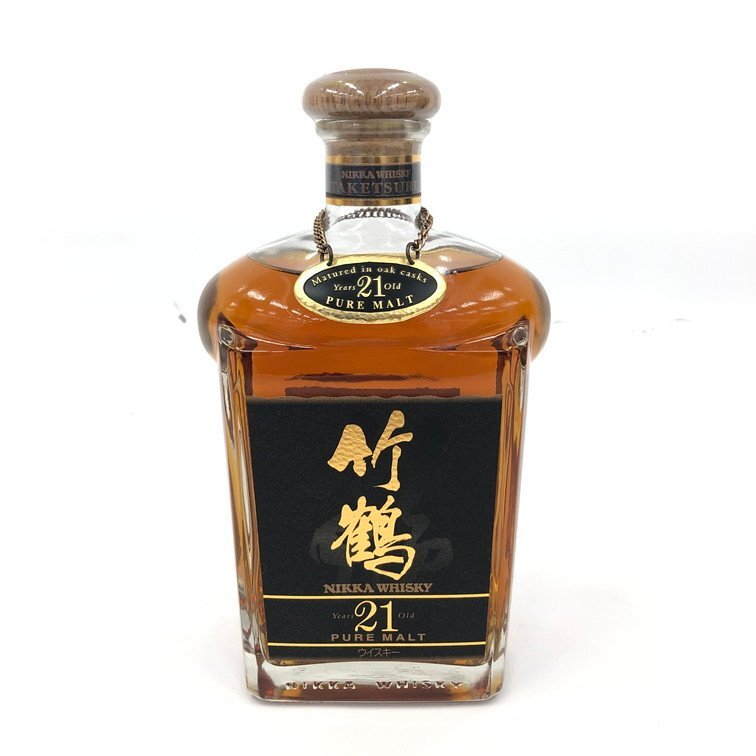 ニッカ 竹鶴21年 ピュアモルト 43% 700ml 未開封箱入り002