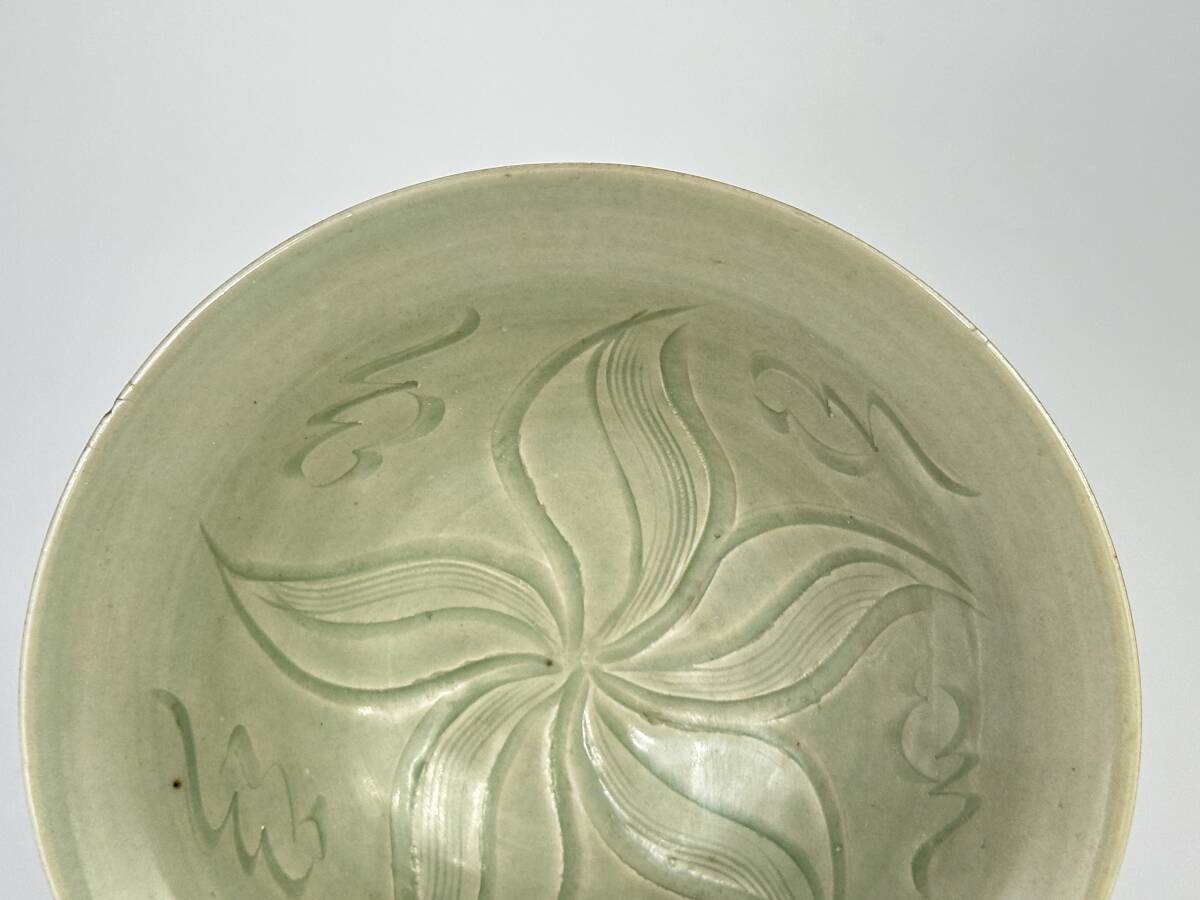 中国美術 唐物 耀州窯 青磁 北宋時代 茶碗 127 【公式通販】