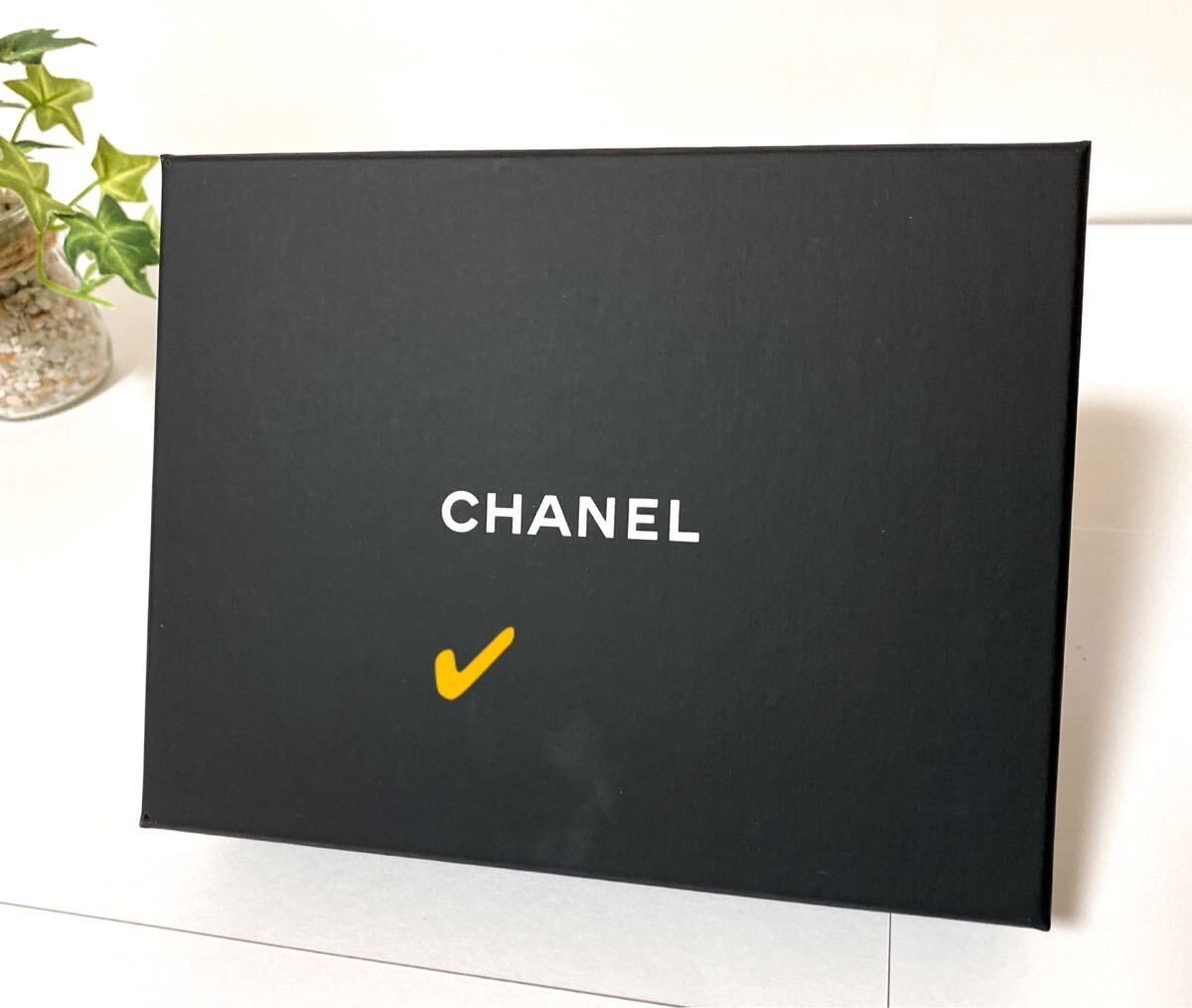 シャネル「CHANEL」財布用空箱 と保存袋 現行 (4514) 正規品 付属品