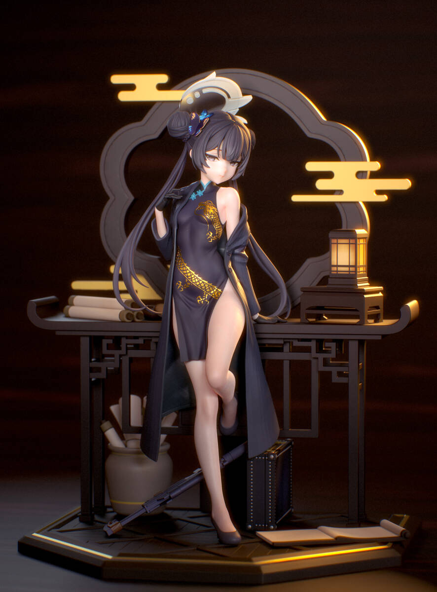 ブルアカ】竜華キサキ 未塗装フィギュア【新品】 ブルアカ】竜華キサキ