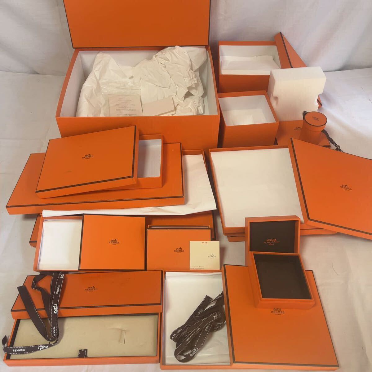 HERMES - エルメス エルメス ネイビーボックス ブルー BOX ブルー