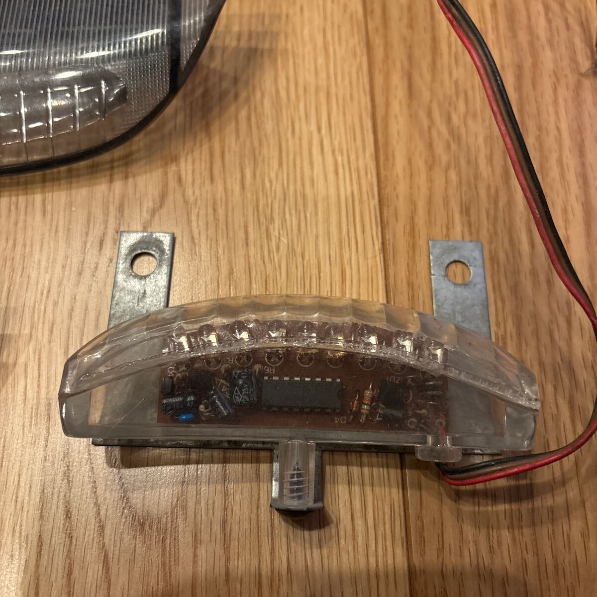 ☆ ライブディオZXリアサスペンション・リアスポイラーLED・クリア