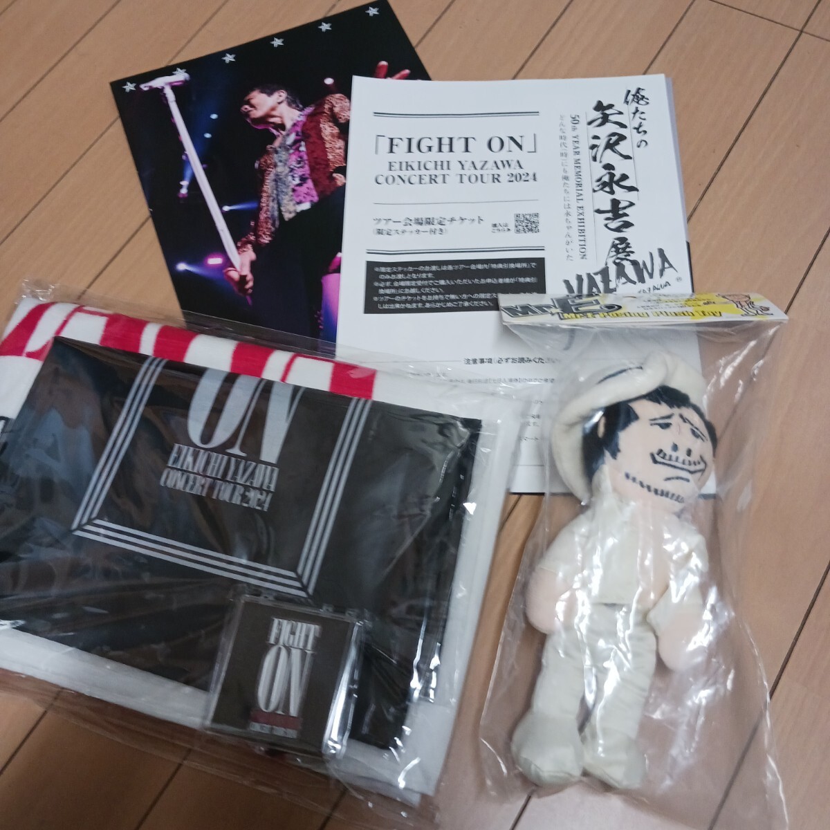 矢沢永吉 2024 FightON SS席 ノベルティ ポージング人形 SS席特典 5点