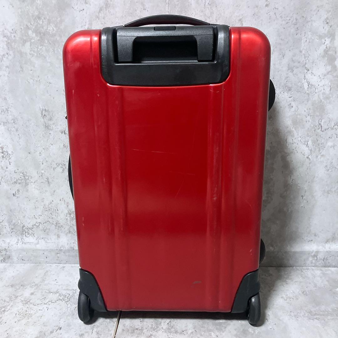 希少】ゼロハリバートン キャリーケース 二輪 レッド