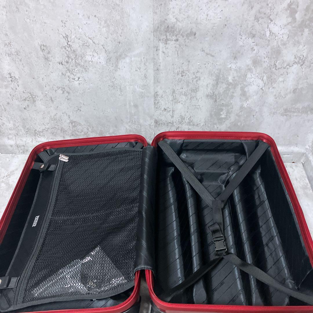 希少】ゼロハリバートン キャリーケース 二輪 レッド