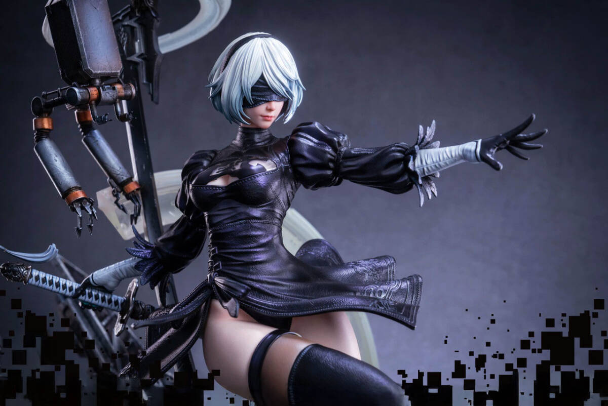 ニーアオートマタ ヨルハ二号B型 61cm 塗装済みガレージキット