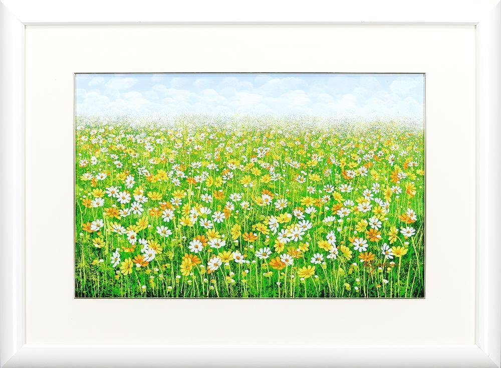 激安大特価，新作 【真作】【WISH】金謙伊 KIM KYUM YE 油彩 約10