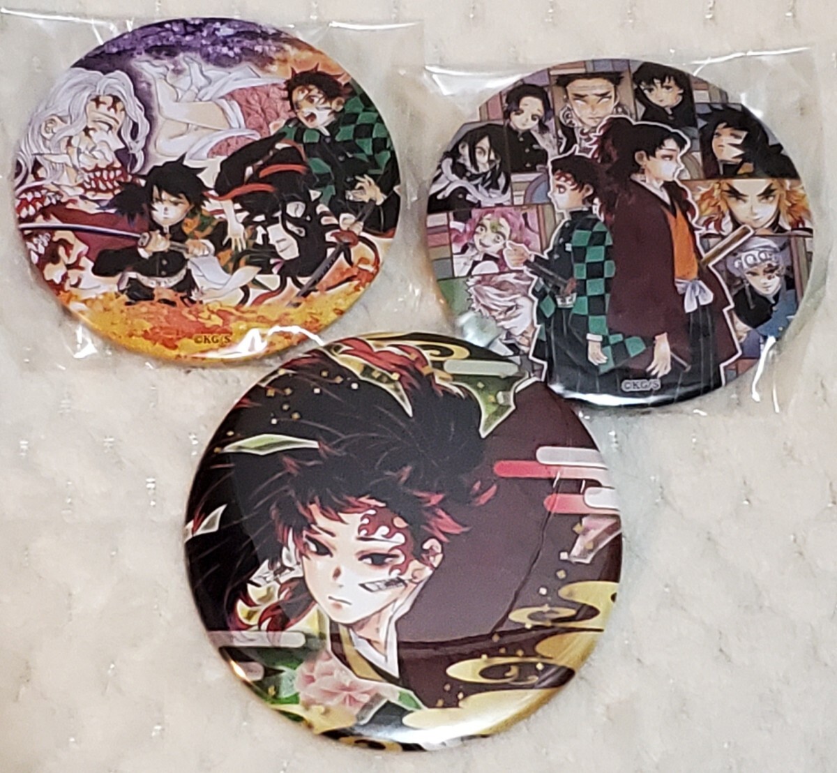 送料無料 鬼滅の刃 コレクション缶バッジ 継国縁壱 よりいち 原作 きめ