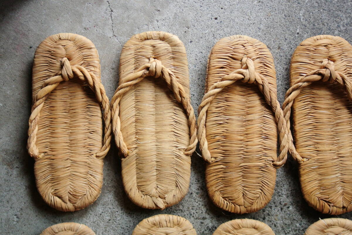 露地草履 ぞうり 草鞋 わらじ 雪駄(6足)履物 茶道具 路地道具 w220588