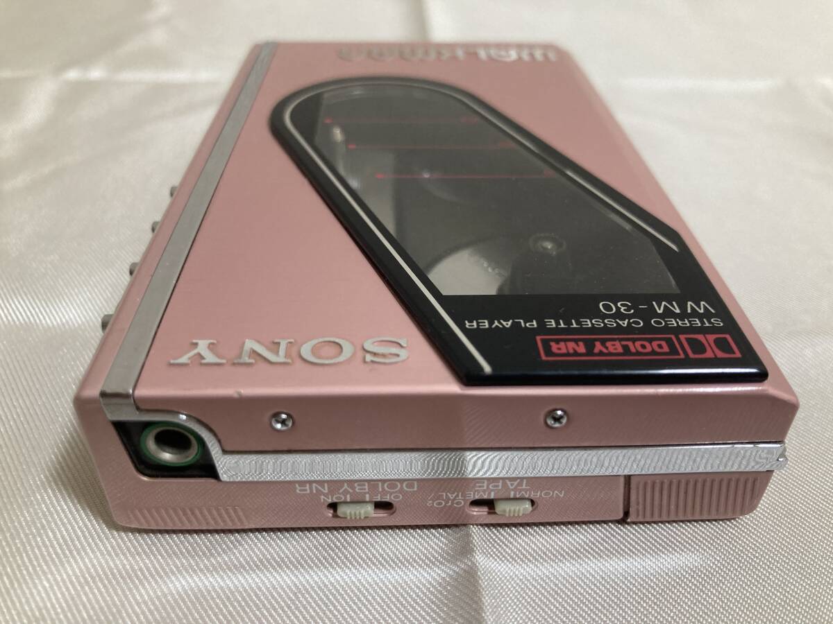 1円~スタート】SONY ソニー WALKMAN ウォークマン WM-30 ピンク