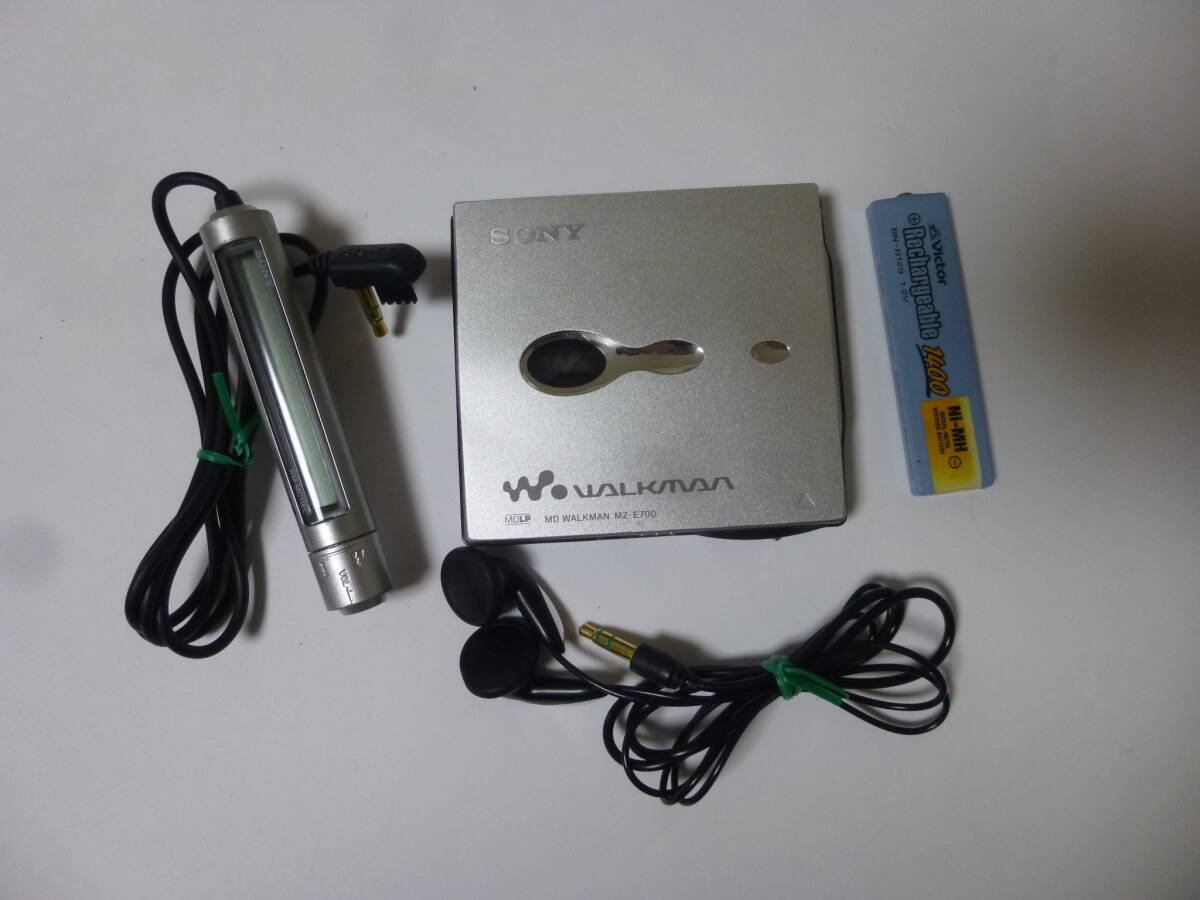動作品 SONY MD WALKMAN ウォークマン MZ-E700 MDLP ソニー リモコン
