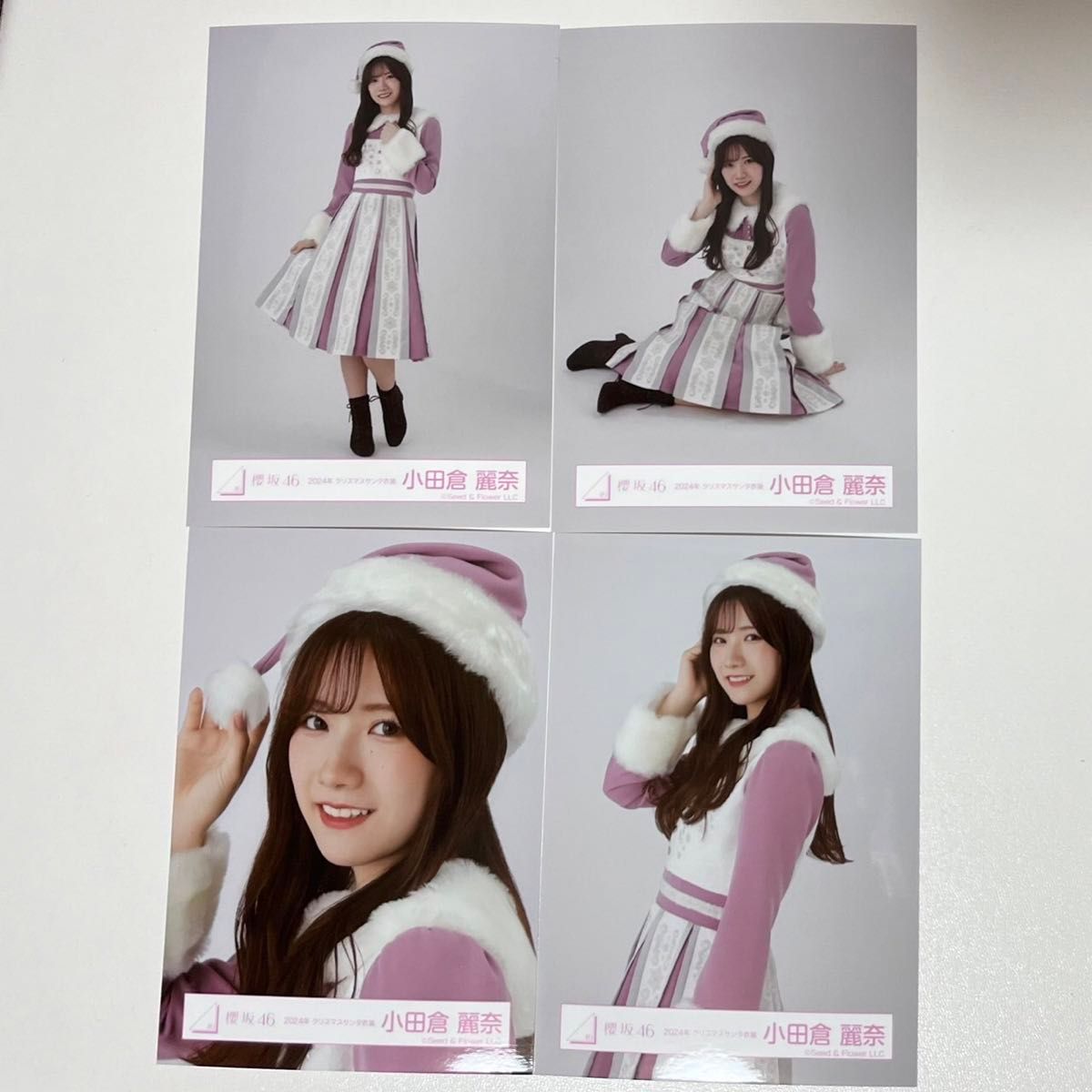 櫻坂46 生写真 2024クリスマスサンタ衣装 小田倉麗奈 ヨリ