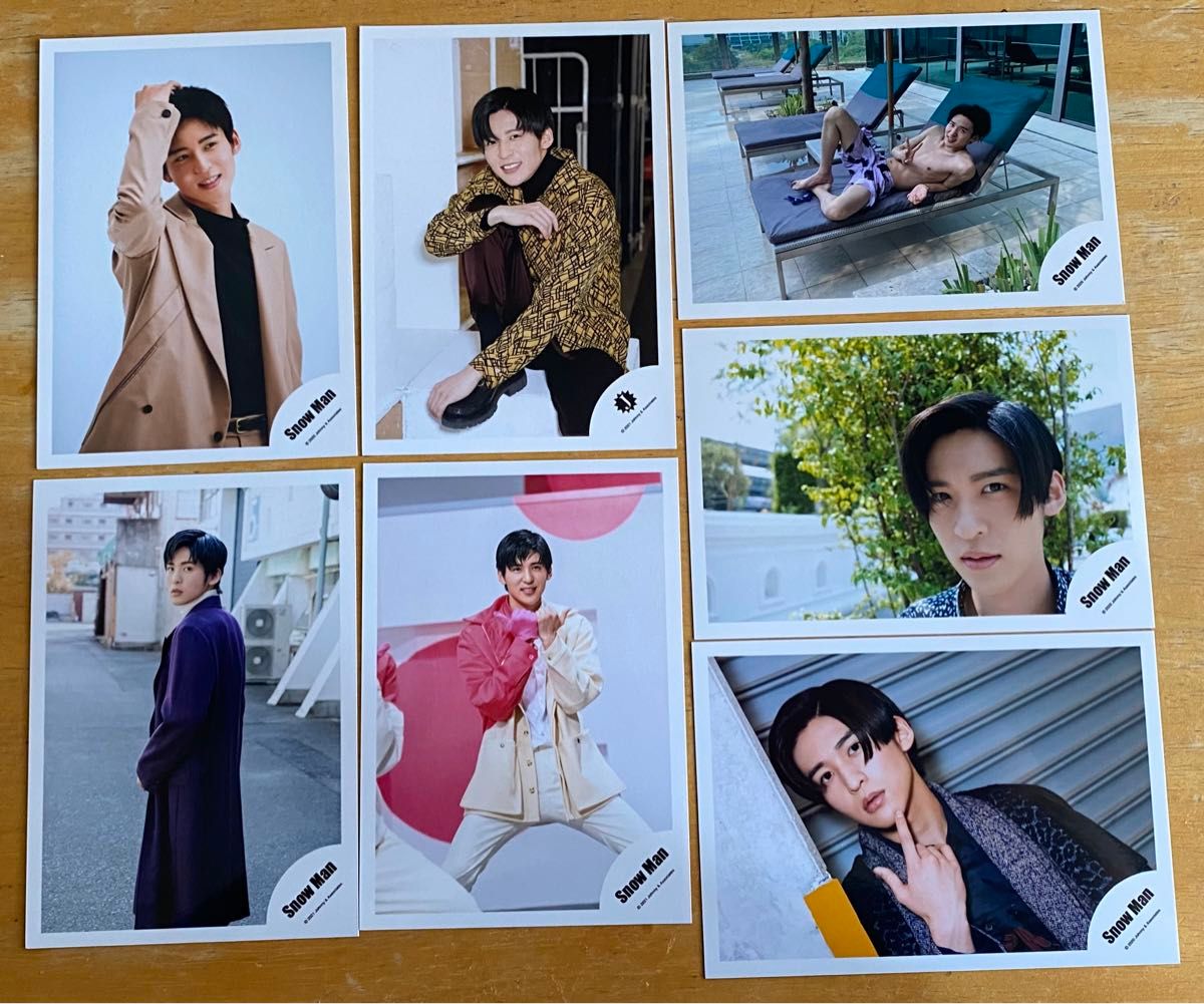 目黒蓮 公式写真セット ※バラ売り可 バラ売り可】Man 目黒蓮 公式