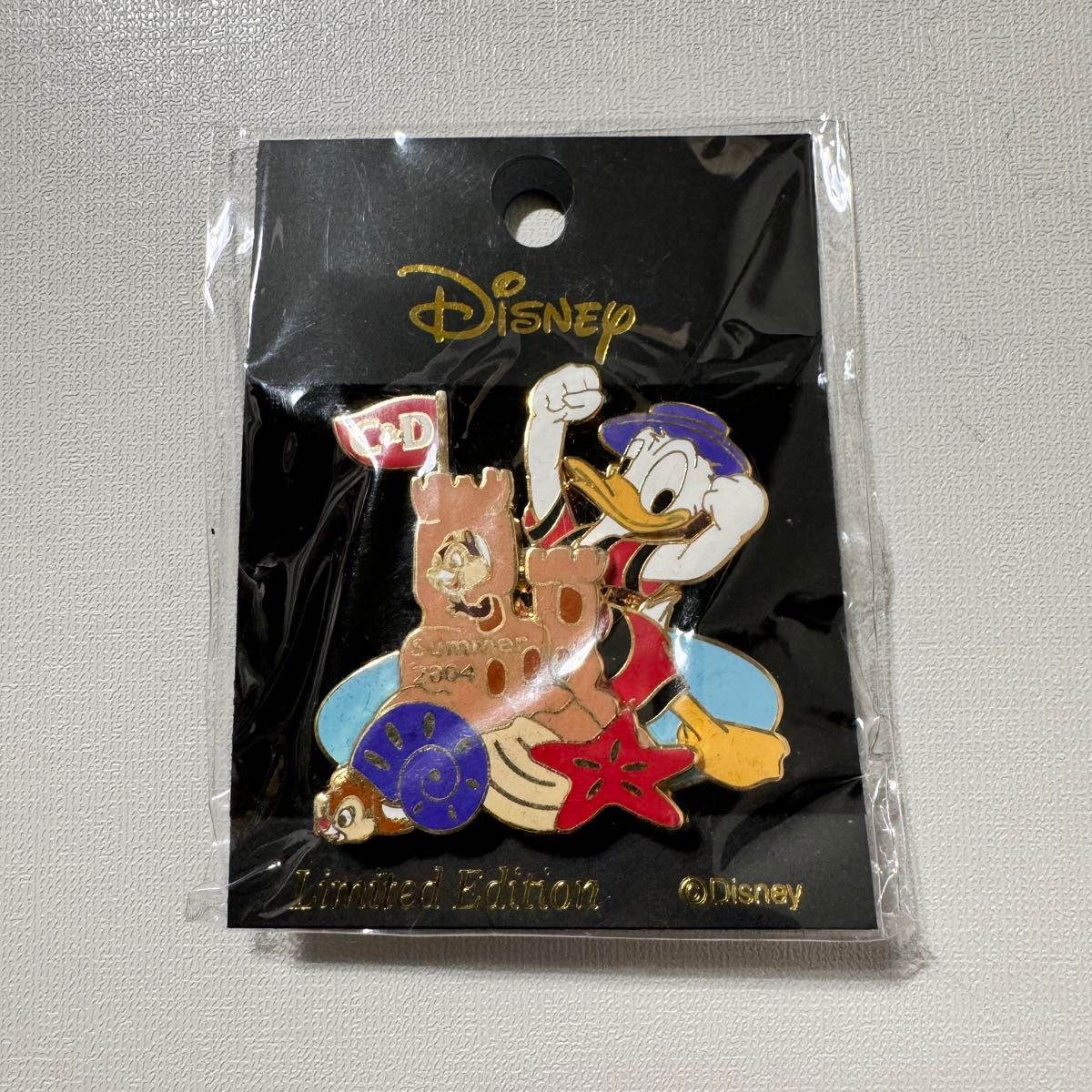 新品未使用】 ディズニー ドナルドダック&チップ&デール ピンバッジ