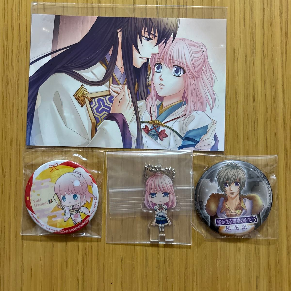 遥かなる時空の中で クリアファイル アクリルブロック 缶バッジ