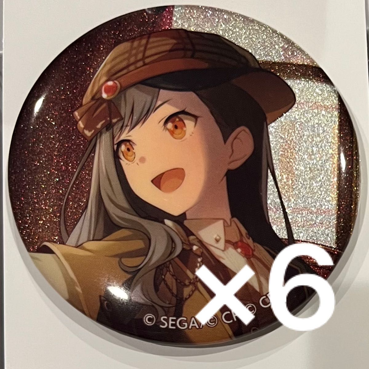 プロセカ 白石杏 グリッター缶バッジ グリ缶 41a グリッター缶バッジ