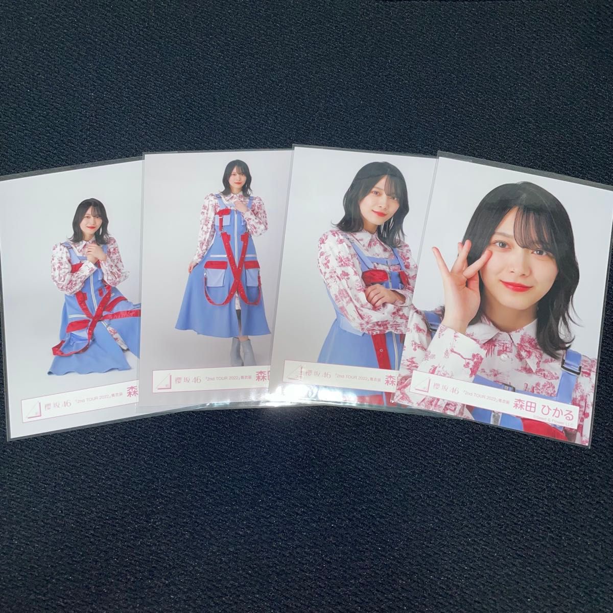 森田ひかる 直筆 サイン go on back? 生写真 東京ドーム 櫻坂46 櫻坂46