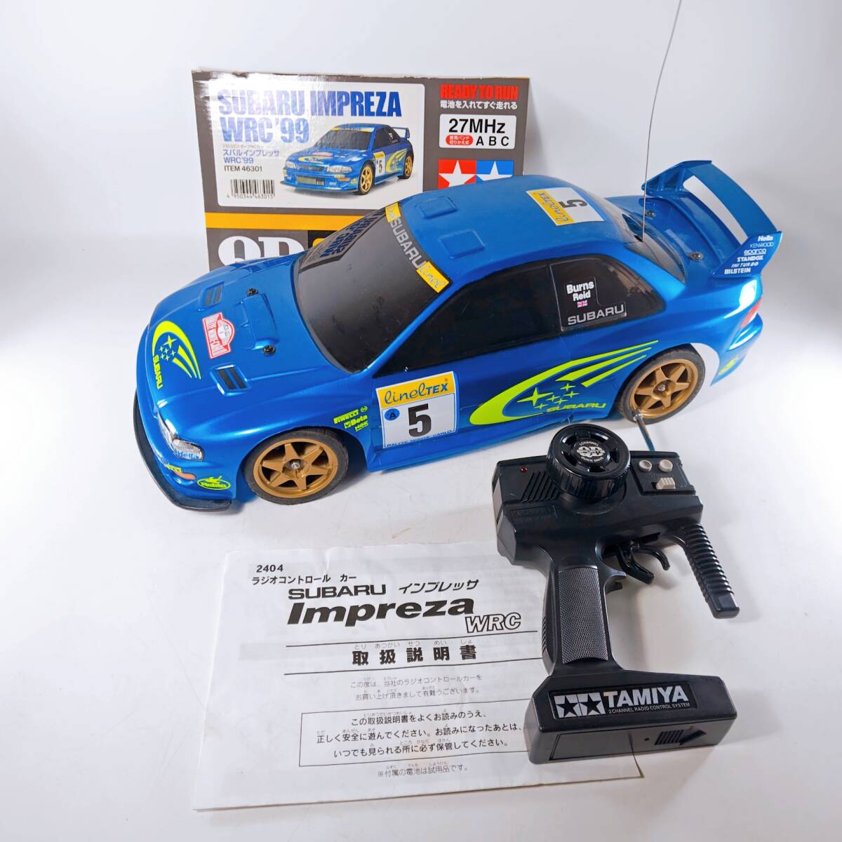 タミヤ 1/10 スバル インプレッサ WRC`99 4WD