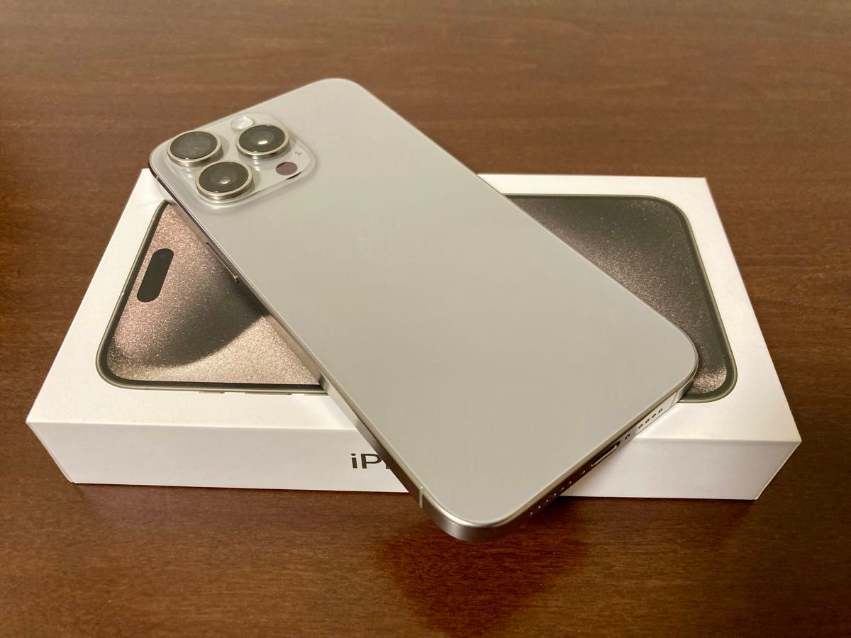 iPhone 15Pro 256G ナチュラルチタニウム ジャンク品 美品/ジャンク