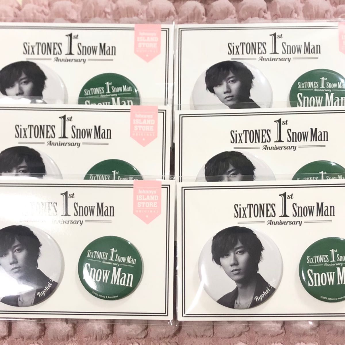 阿部亮平 ステッカー缶バッジセット 阿部亮平 缶バッジ&ステッカー