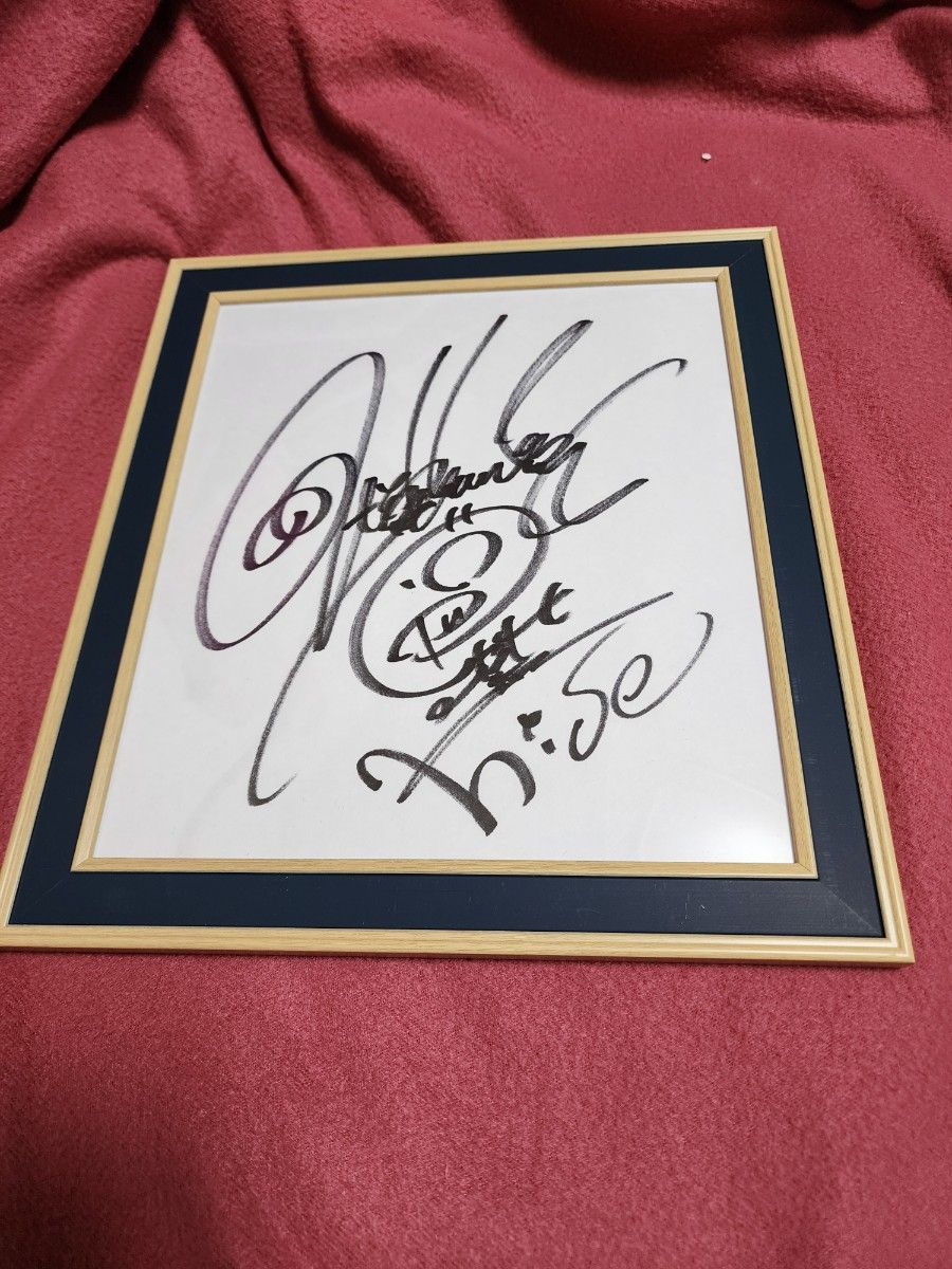 本日取り消し⭐︎ hide X JAPAN 直筆サイン色紙 本日取り消し⭐︎ hide