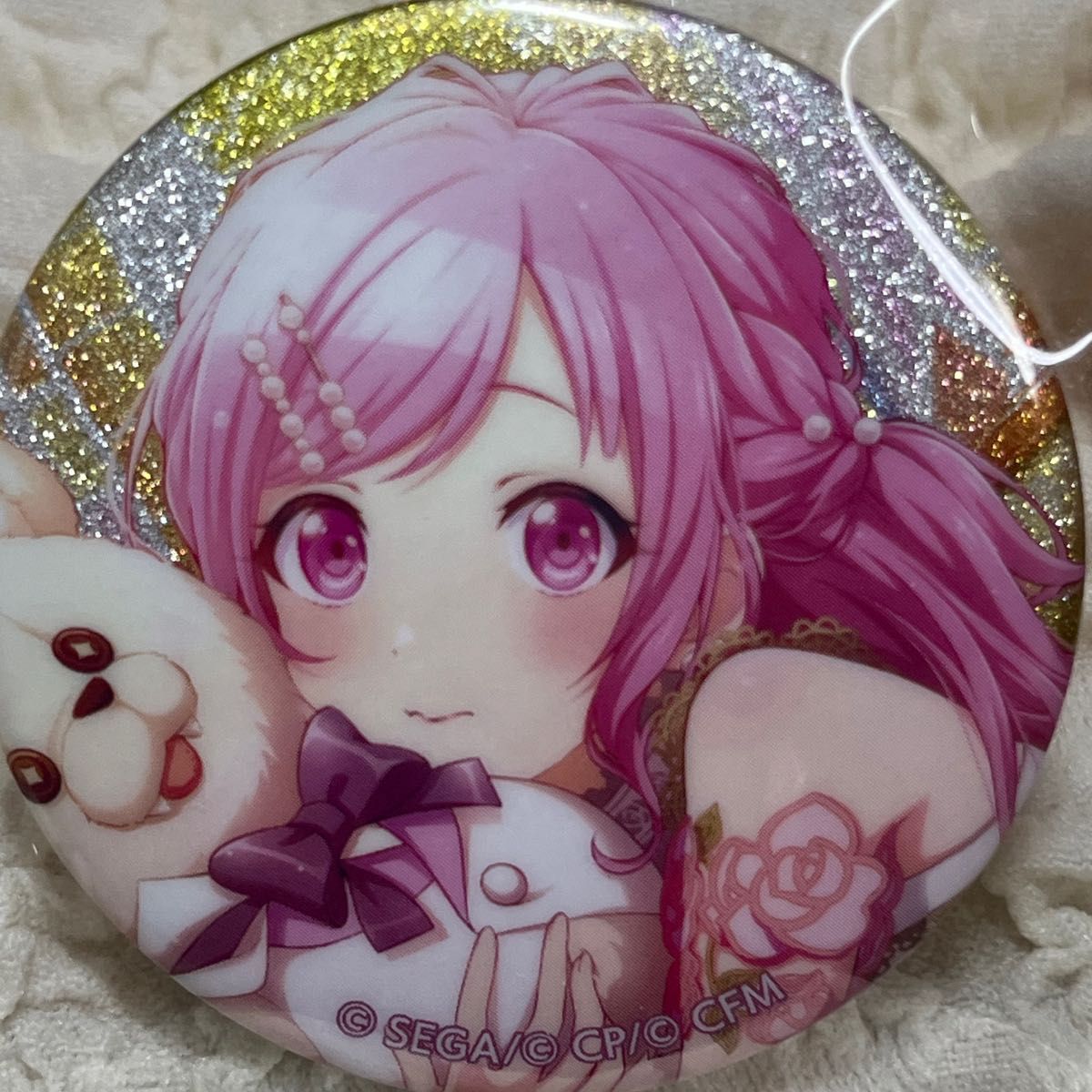 プロセカ グリッター缶バッジ 4B スマドリ 鳳えむ プロセカ グリ缶 4B