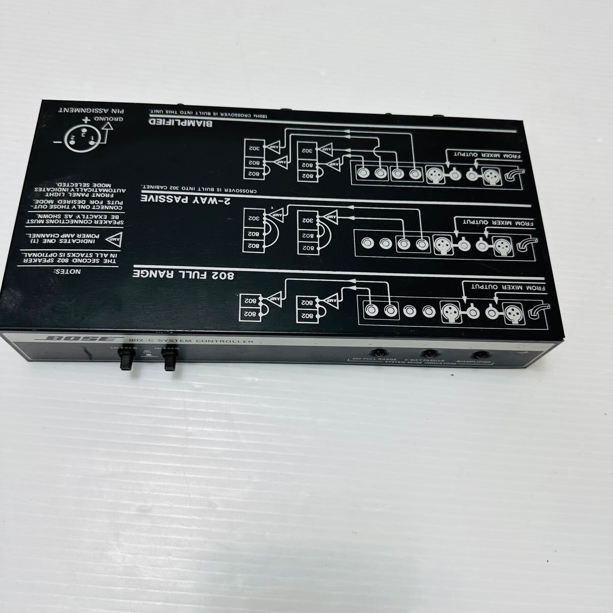 ジャンク】 BOSE 802専用イコライザー 802－C システムコントローラー