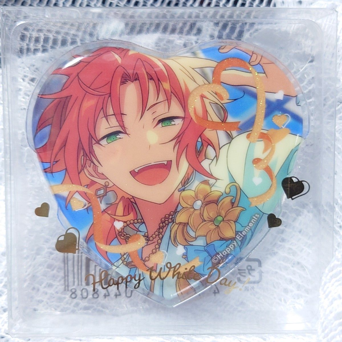 あんスタ ホワイトデー ハート缶バッジ Knights 朔間凛月 A4 痛バ