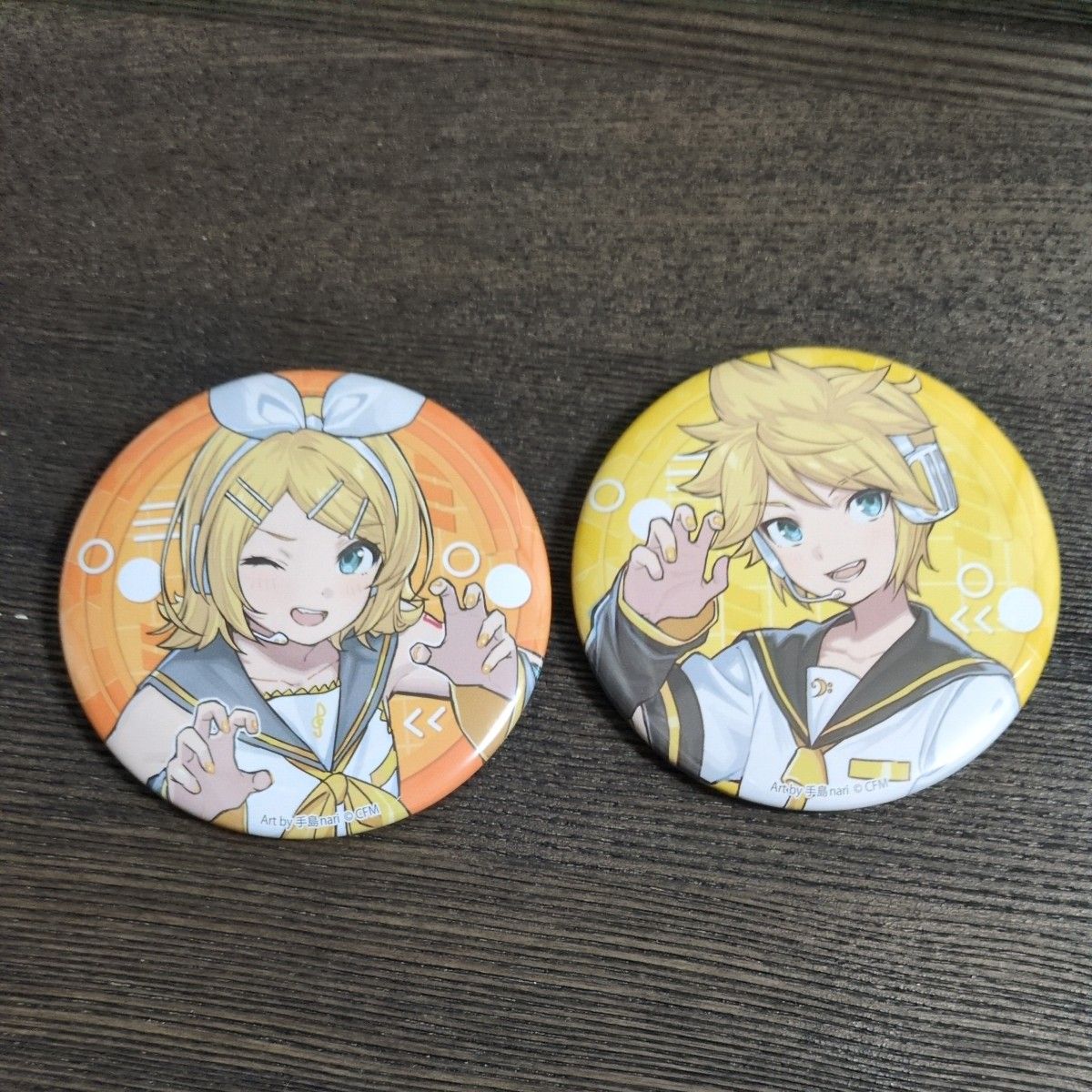 muse dash 鏡音リン 鏡音レン 缶バッジ Muse Dash x 初音ミク コラボ