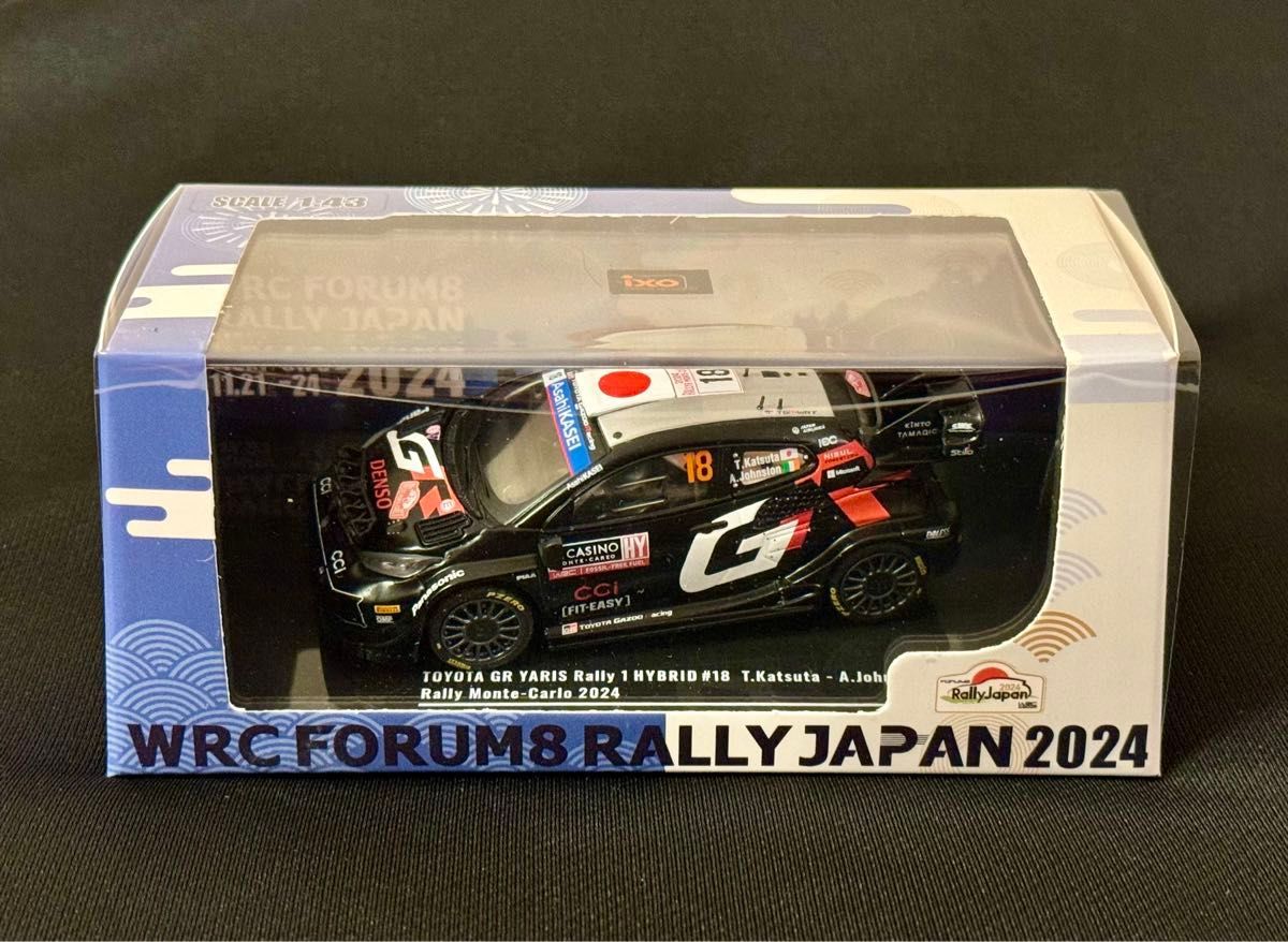 RALLYJAPAN 2025⭐️勝田貴元選手⭐️GR YARIS #18 ミニカー