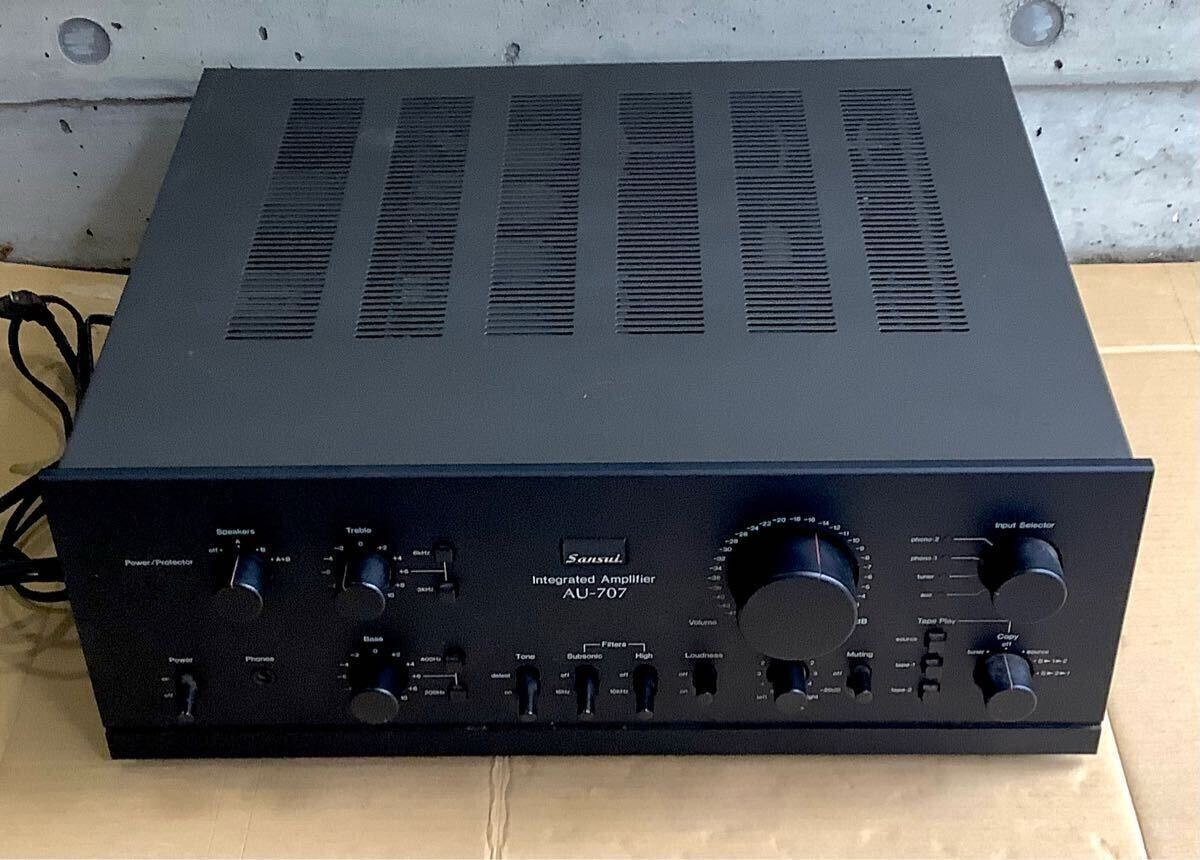 動作OK!! 名機!! SANSUI/サンスイ/山水☆プリメインアンプ☆AU-α707XR 管
