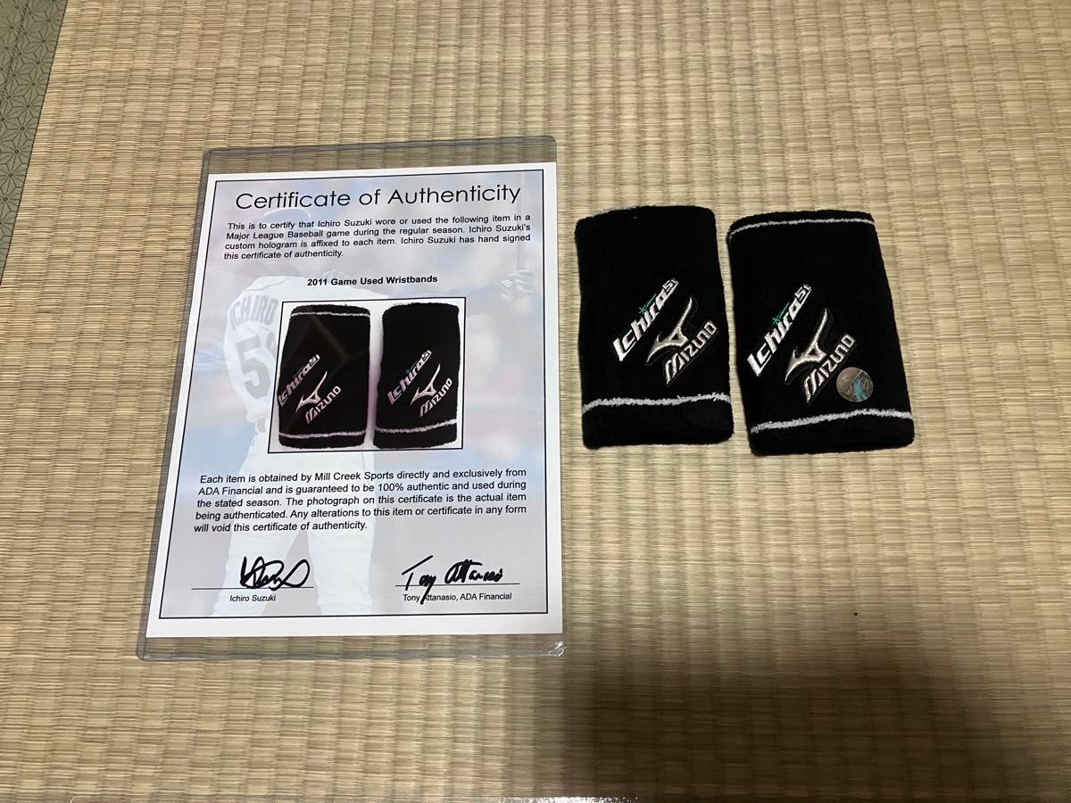 ap様専用 実使用イチロー 2016年 リストバンド GAME USED 【公式通販】