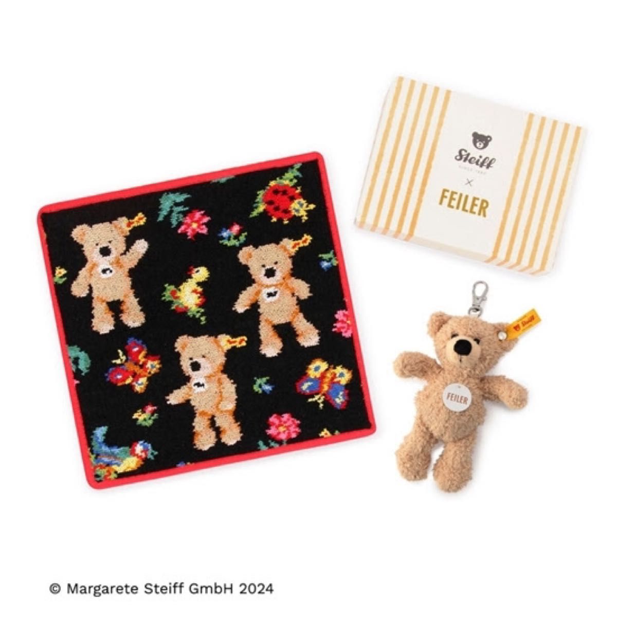 シュタイフ×フェイラー ハンカチ＆ベアキーホルダー｜Yahoo!フリマ（旧