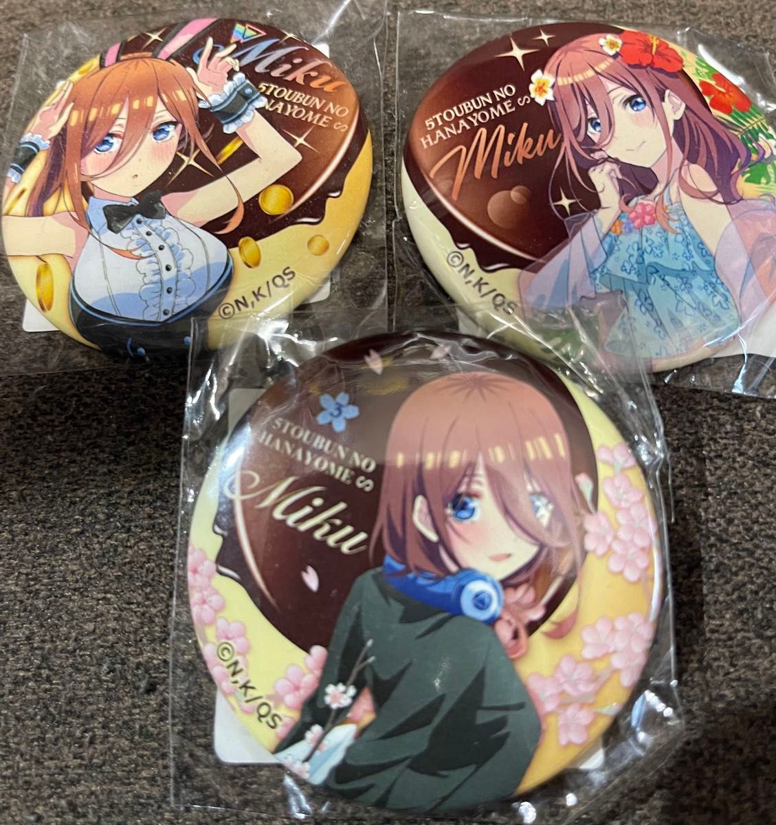 五等分の花嫁 patisserere NAKANO プリン 缶バッジ 二乃 五等分の花嫁