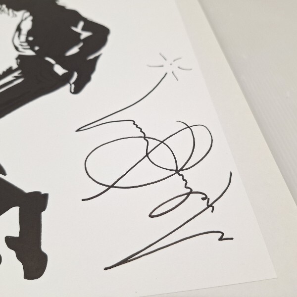 真作】(マ-21) 希少 超レア マイケル・ジャクソン/ MICHAEL JACKSON