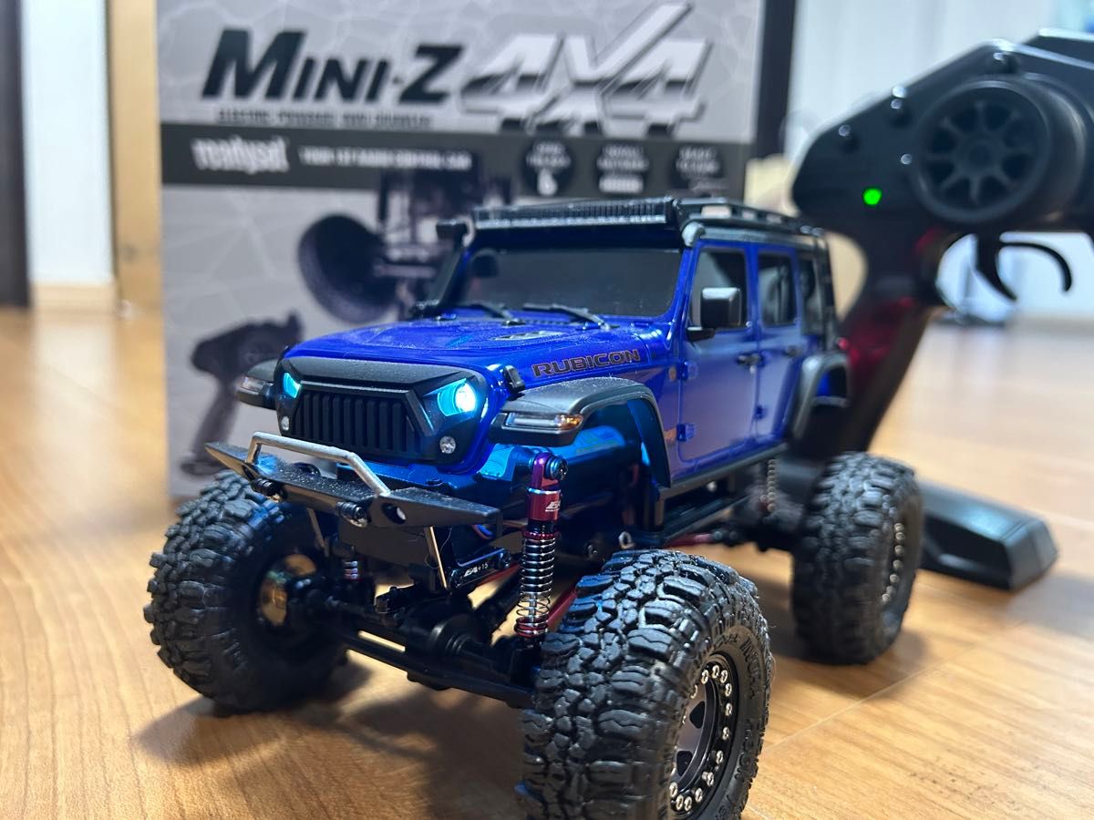 Kyosho Mini-Z 4x4 ラングラー ルビコン ブルー 新品未開封 カスタム品