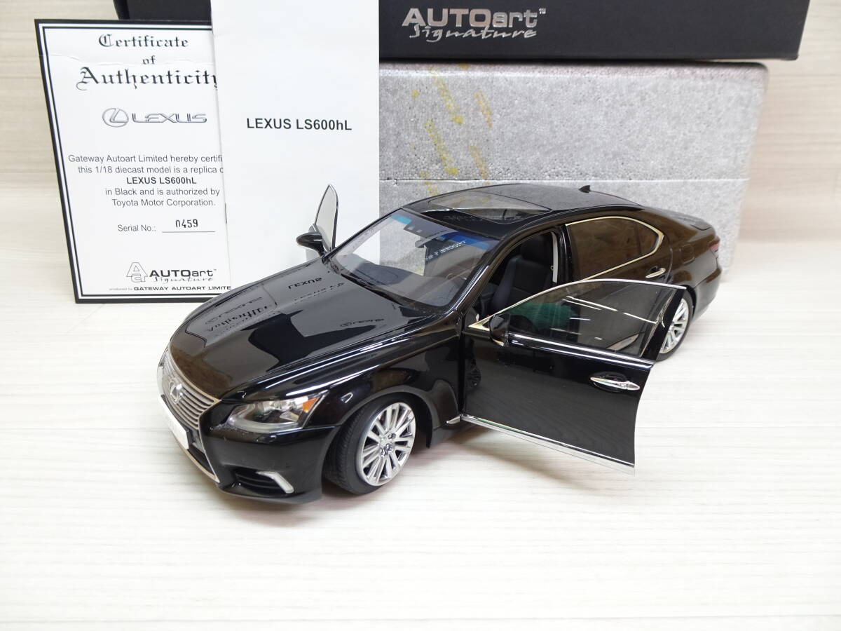 AUTO art オートアート LEXUS レクサス GS430 ブラック 1/18