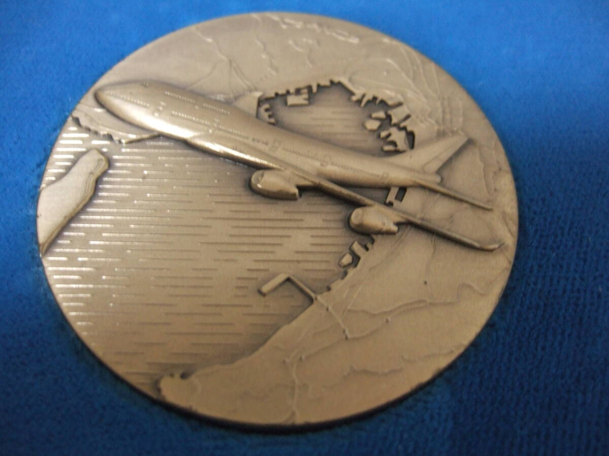 関西国際空港開港記念発行メダルセット 純銀