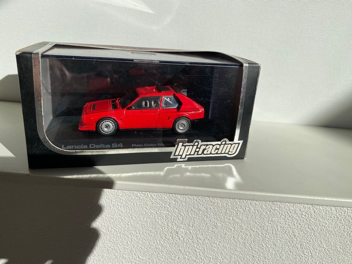 送料込み hpi 1/43 ランチア デルタ S4 Plain Color Model RED 969