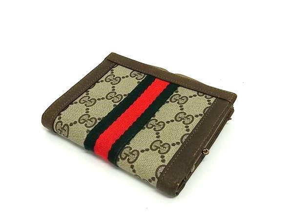 GUCCI グッチ GUCCI グッチ オールドグッチ シェリーライン 二つ折り